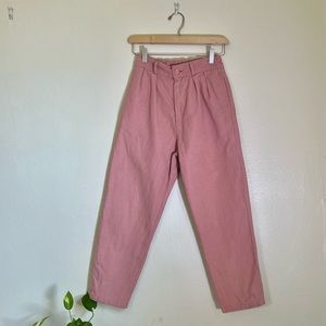 Pink Sculptor Cropped Trousers